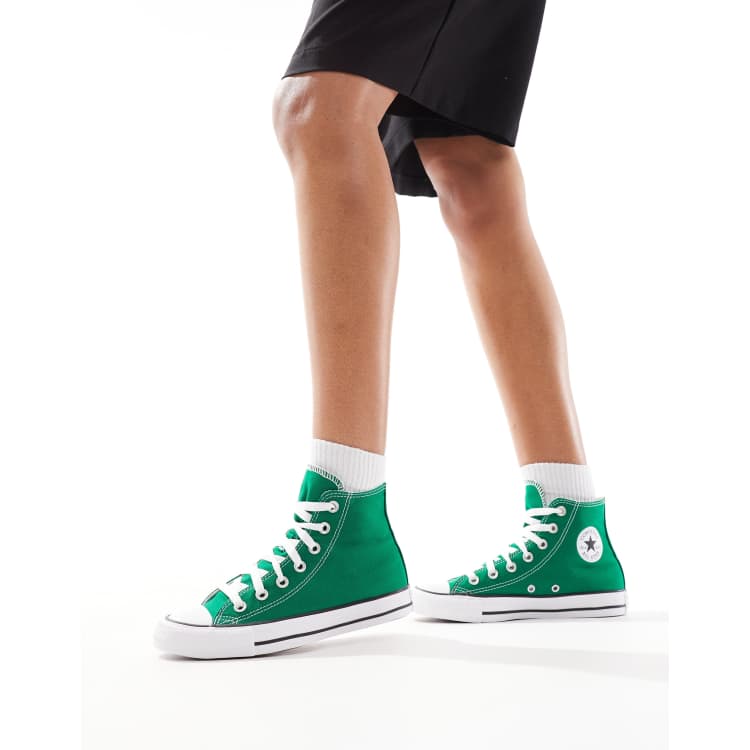 High Top Allstars Groen Converse Chuck Taylor All Star Hoge