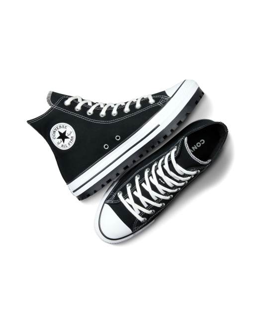 Converse – Chuck Taylor All Star – Hohe Turnschuhe in Schwarz, 4 von 4