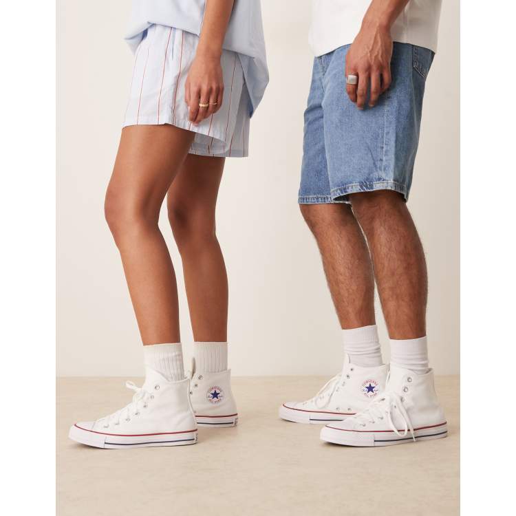 All star white chuck taylor clearance