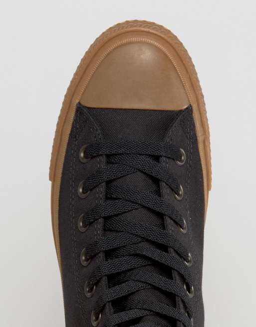 Black converse gum clearance sole