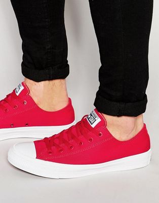 Converse Chuck Taylor All Star II Plimsolls In Red 150151C | ASOS