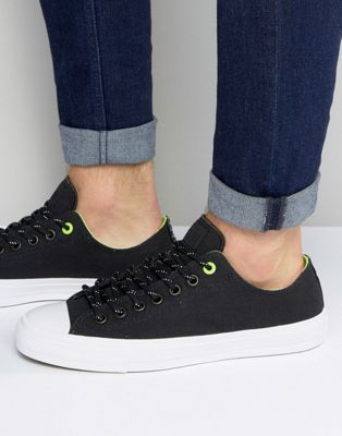 Converse Chuck Taylor All Star II Shield Sneakers In Black 153541C-001 |  ASOS