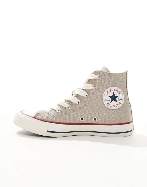 Converse 2024 Chuck Taylor All Star 167646C Unisex Beige Canvas Shoes US 3.5 HS310