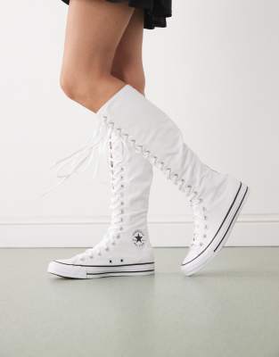 Converse - Chuck Taylor All Star Knee Hi - Kniehohe Sneaker in Weiß