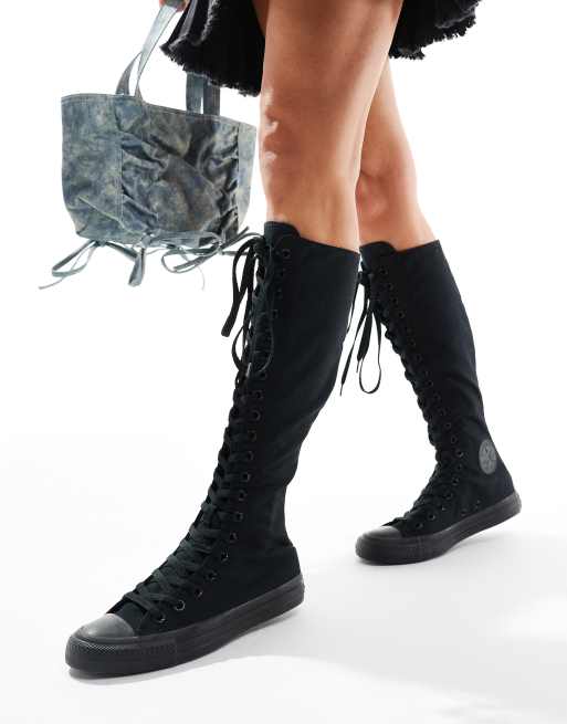 Converse Chuck Taylor All Star Knee XXX Hi sneakers in triple black
