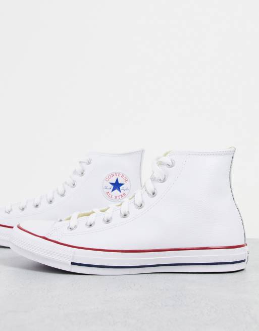 Converse Chuck Taylor All Star Leather Hi White