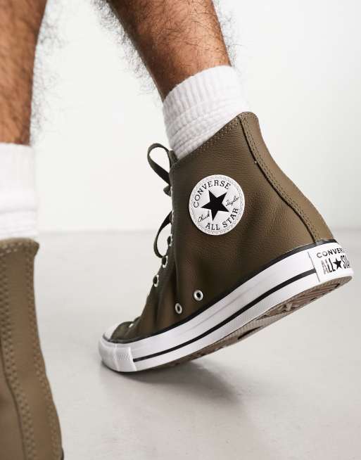 Leather converse outlet 3