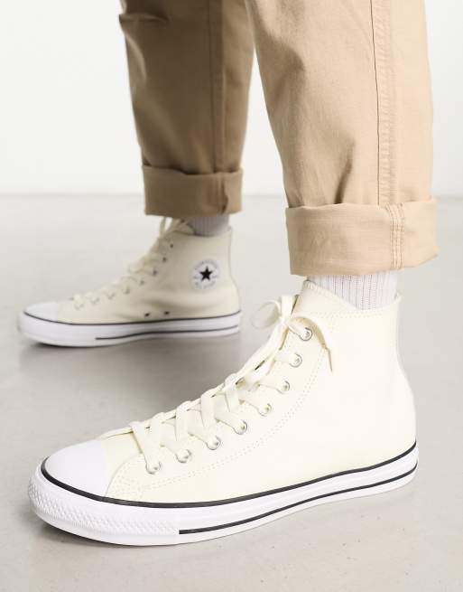 White all star outlet leather converse