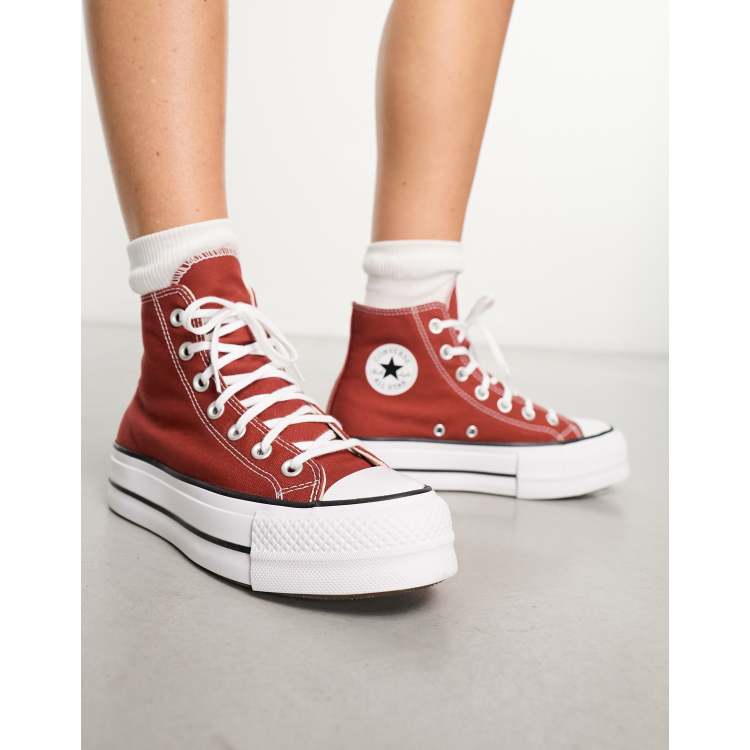 Converse haute clearance rouge taille 38