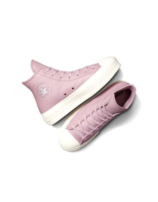 Converse argenté clearance plateforme