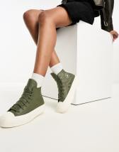 Converse plateforme doré hot sale