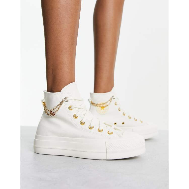 Converse chuck taylor cheap all star blanche haute