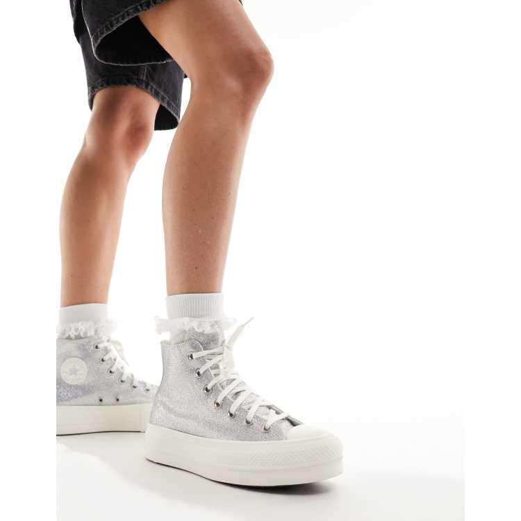 Converse bout hot sale pailleté