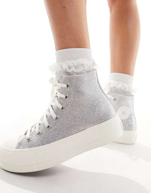 Converse on sale couleur argent