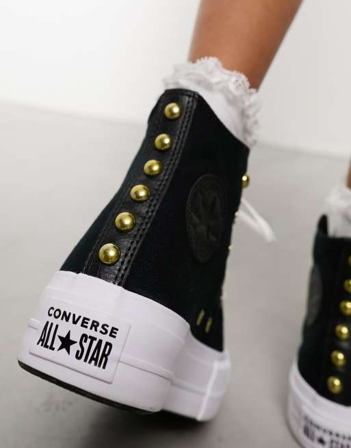 Converse shop blanche clouté