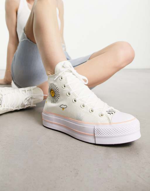 Converse mi outlet haute blanche