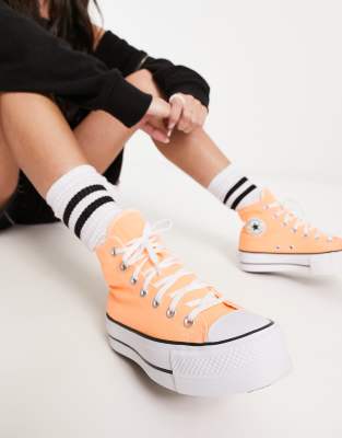 Converse shop orange montante