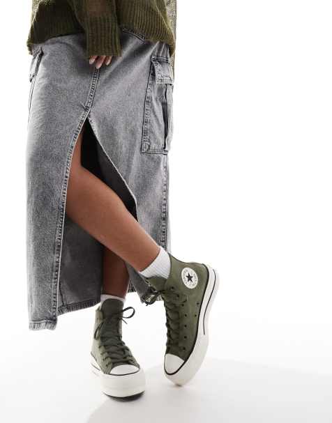 Converse - Chuck Taylor All Star Lift - Baskets montantes - Vert olive - view 1