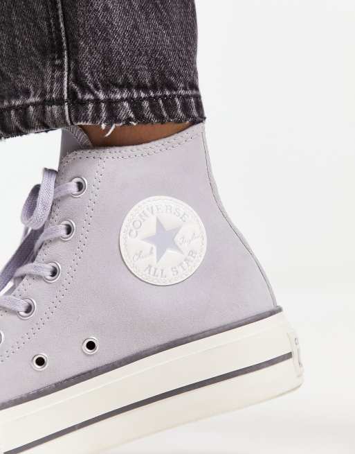 Converse - Chuck Taylor All Star Lift - Cozy Utility - Baskets - Gravier , 3 de 4