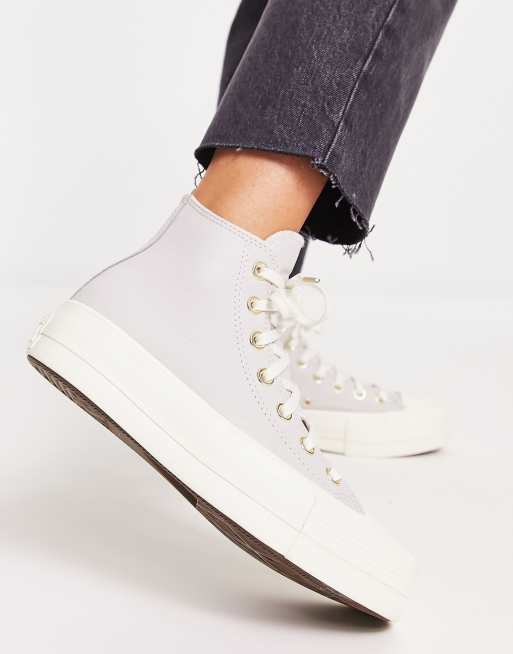 Chuck taylor all star lift cuir hot sale