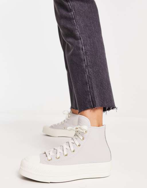 Chuck taylor all shop star lift cuir hi