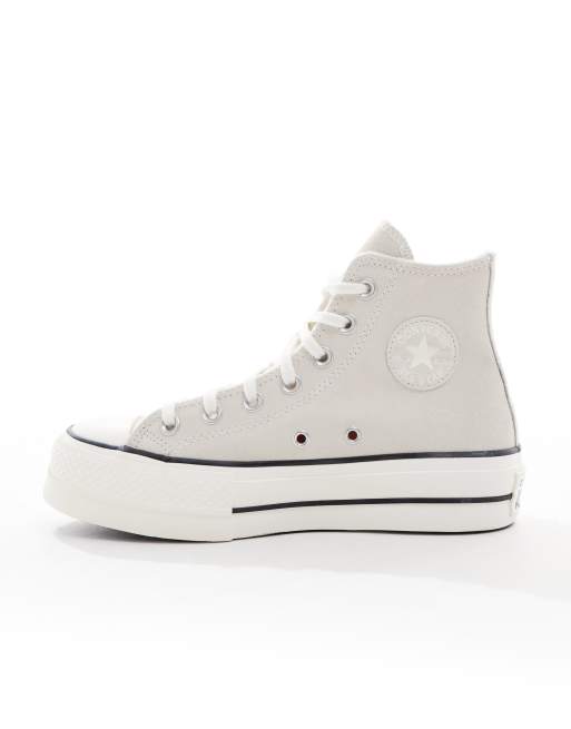 Converse Chuck Taylor All Star Lift Hi Baskets montantes en daim Aigrette