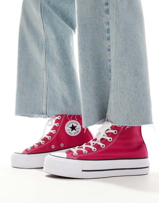 Converse rouge délavé online