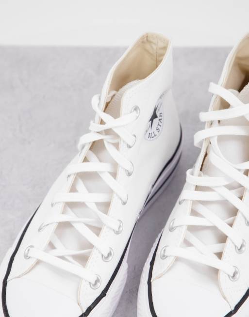 Converse Chuck Taylor - All Star Lift Hi - Hoge sneakers in wit, 3 van 4