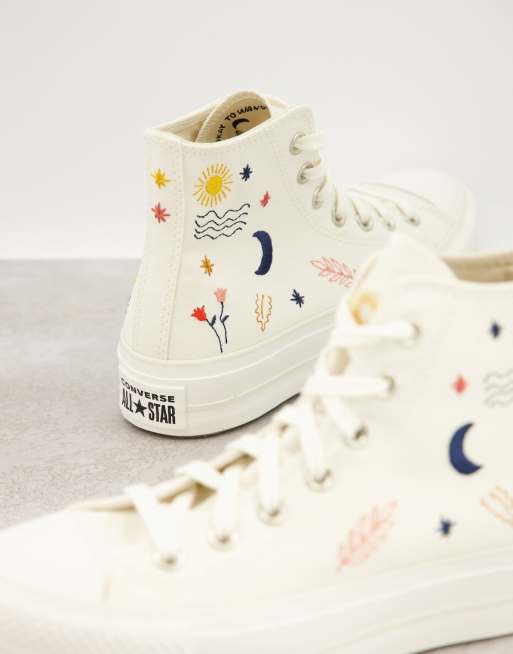 Converse Chuck Taylor All Star Lift Platform Wonder Stone/White Women's  Shoe - Hibbett