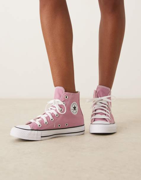 Converse – Chuck Taylor All Star Lift Hi – Jasnoróżowe buty sportowe za kostkę - view 1