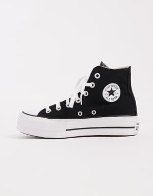 Converse Chuck Taylor All Star Lift Hi platform trainers in black