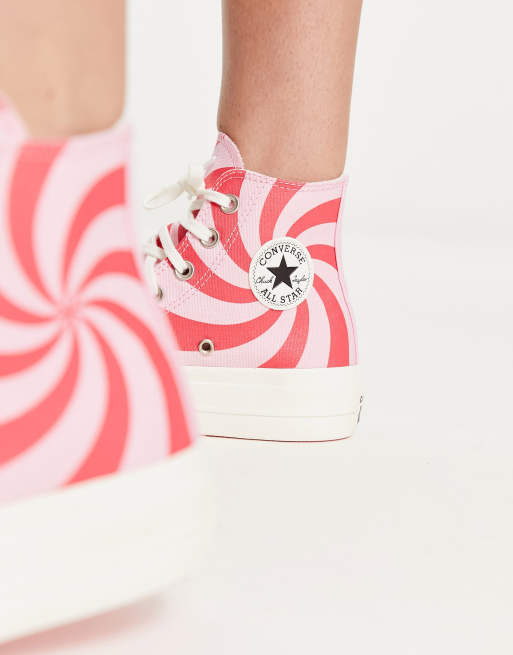 Asos on sale pink converse