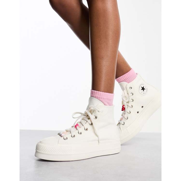 Women's Chuck Taylor All Star Lift Hi Sneakers in White