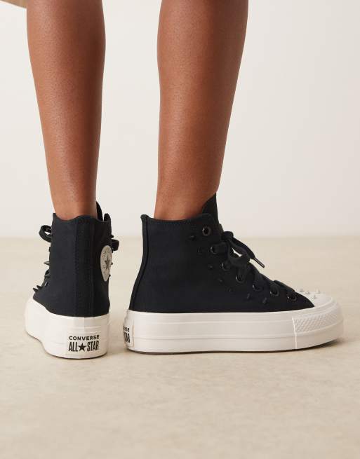 Converse Borchie Sneakers Nere Borchie Con Borchie Converse All