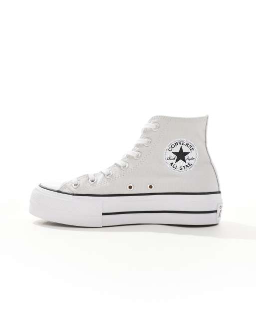 Converse Chuck Taylor All Star Lift Hi Sneakers grigio chiaro