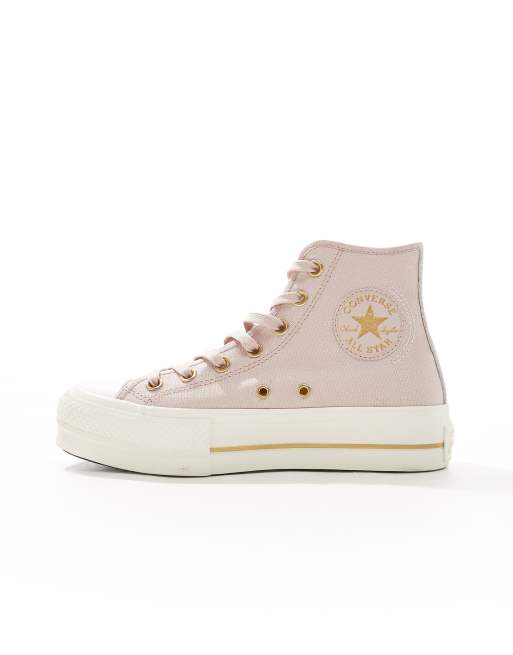 Converse Chuck Taylor - All Star Lift Hi - Sneakers i lyserød, 2 af 5
