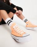 [Converse] Converse Chuck Taylor All Star Lift Hi sneakers in orange 36.5 ORANGE