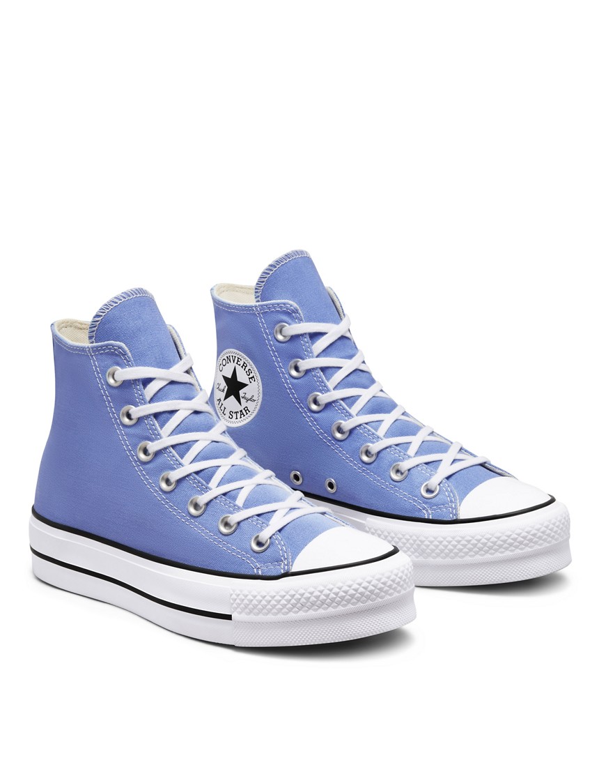 Converse Chuck Taylor All Star Lift Hi sneakers in purple