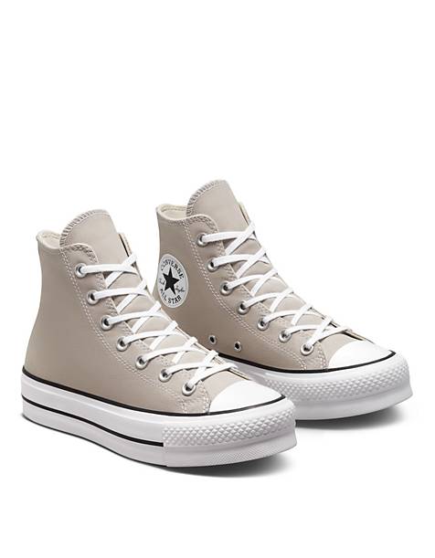 Converse Chuck Taylor All Star Lift Hi sneakers in sand