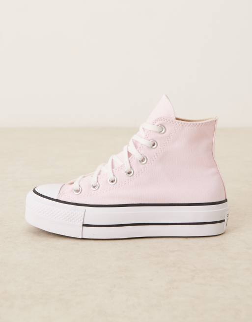 Converse Chuck Taylor - All Star Lift Hi - Sneakers met plateauzool in roze, 2 van 5