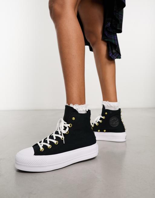 All star on sale studded converse