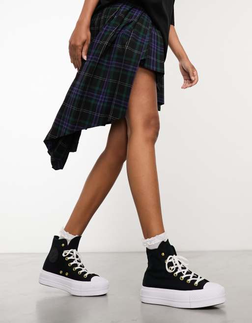 Studded hot sale converse shoes