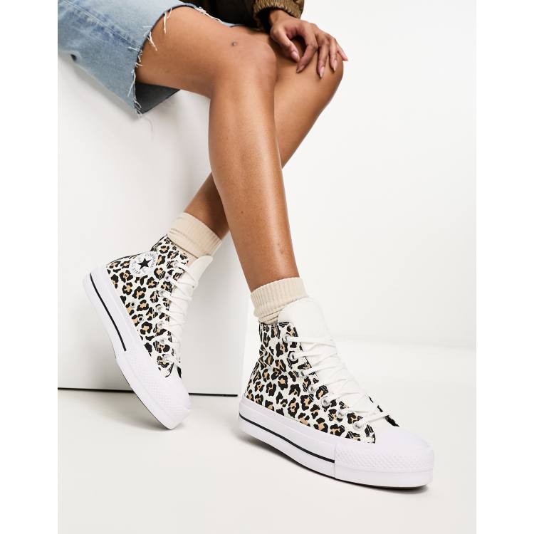 Animal print shop converse womens