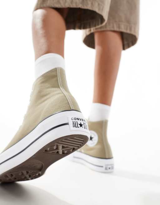 Converse – Chuck Taylor All Star Lift Hi – Zielone buty sportowe, 2 z 5