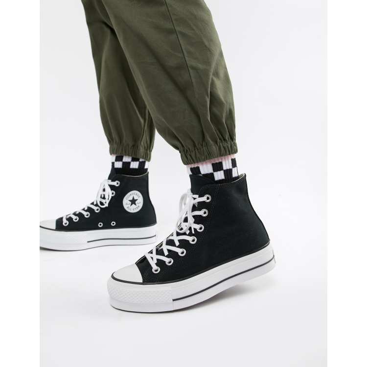 Hoge zwarte best sale all stars