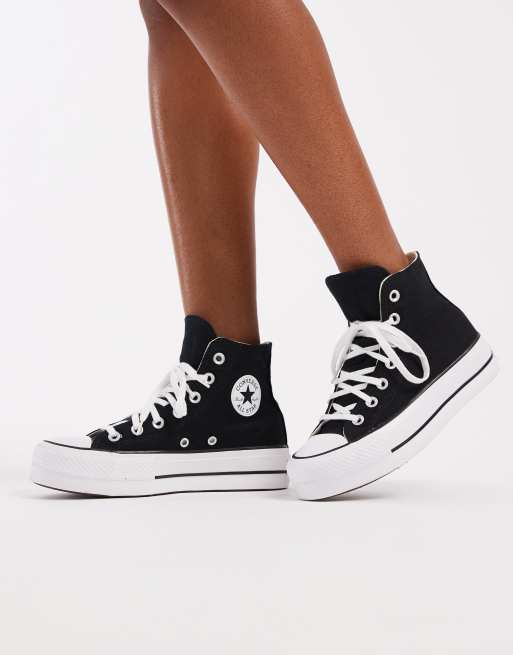 Converse Chuck Taylor - All Star Lift Hu - Sorte flatform-sneakers, 2 af 5