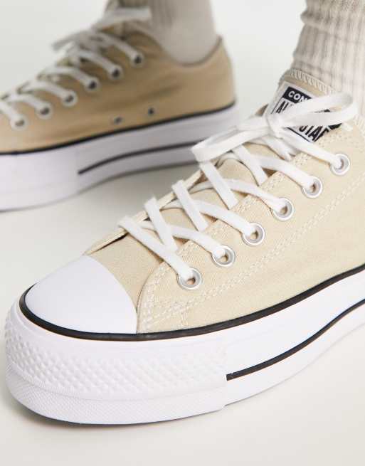 Converse beige outlet pas cher