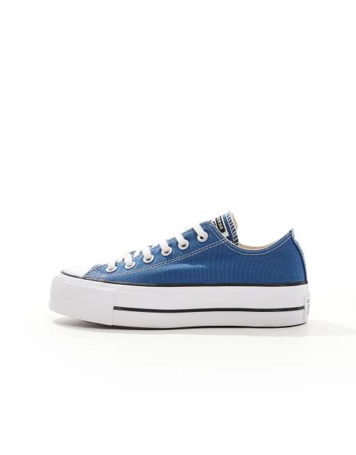 Converse – Chuck Taylor All Star – Lift Ox – Blå sneakers, 2 av 5