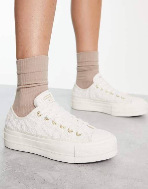 Converse all star hot sale dainty crochet sneaker