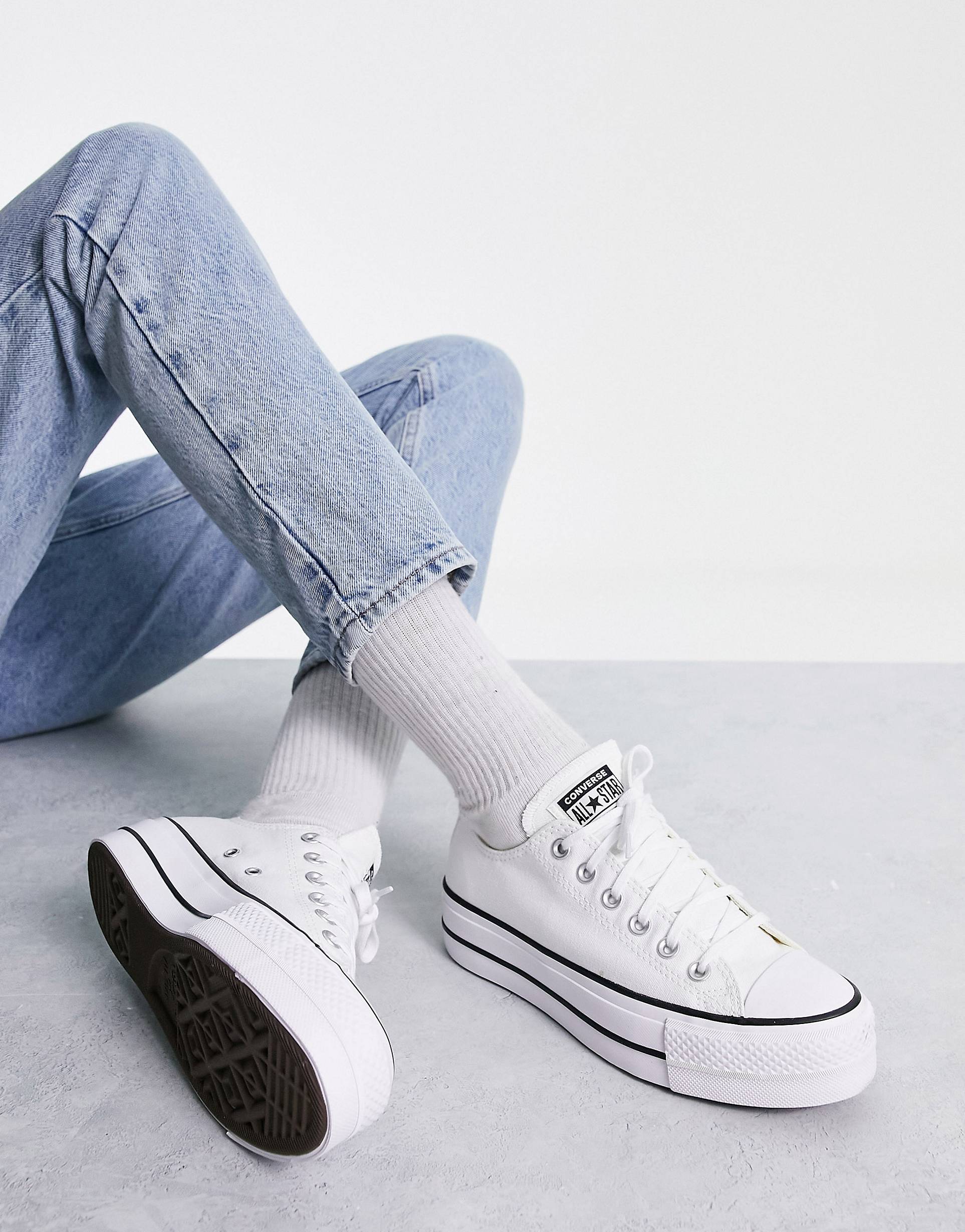 asos.com | Converse – Chuck Taylor All Star – Lift Ox – Vita sneakers